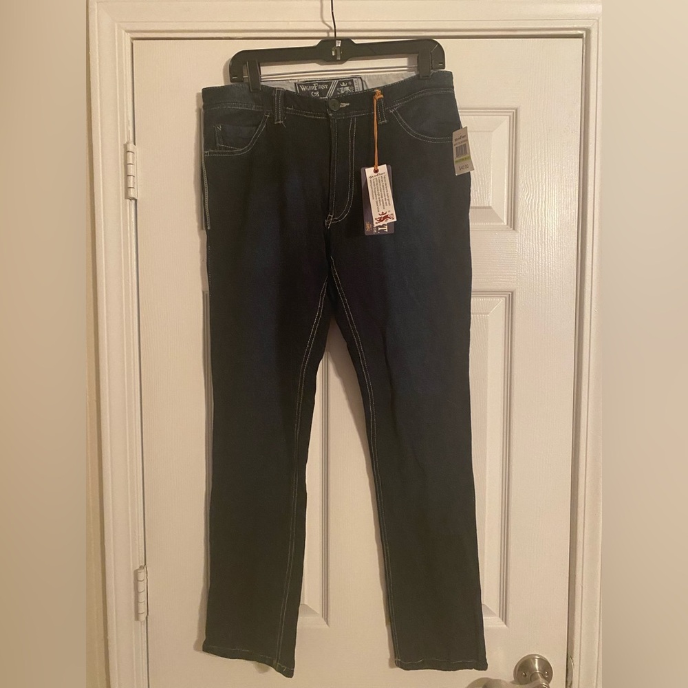 Wear First. Men’s Dark Blue Denim Jeans 30/32. NWT.
